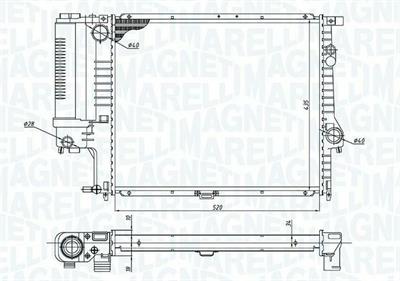 RADIATORE BMW 5 (E39) 520 I ESAURITO
