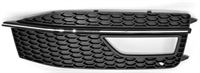 GRIGLIA P/TI A/SX C/FEND+MOD NERA/CROM AUDI A4 12/11> S-LINE/S4