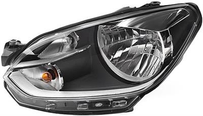 FARO DX H4 C/MOT EL VW UP 01/12> PARAB NERA C/BORDO CROM