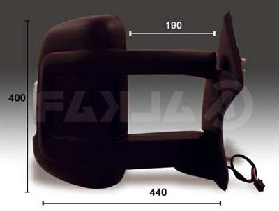 RETR.DX MAN.B.L+LUCCIOLA DUCATO 06>2 PIN LAMPADA (16W)