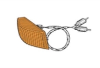 FANALE LAT SX ARANCIO IVECO SERIE Z (OM 50)