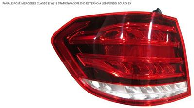 FANALE P/SX EST A LED MERCED CLASSE E W212 03/13> SW FONDO SCURO