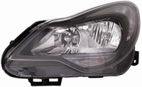 FARO DX H7-H1 C/MOTOR ELETT OPEL CORSA D 03/11> PARAB NERA