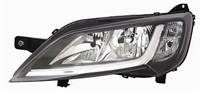 FARO DX 2H7 C/MOTOR EL PEUGEOT BOXER 01/14> CORNICE NERA