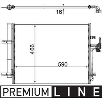 COND A/C  FORD MONDEO IV