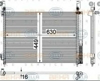 CONDENSATORE RENAULT KOLEOS / X-TRAIL / OPEL /