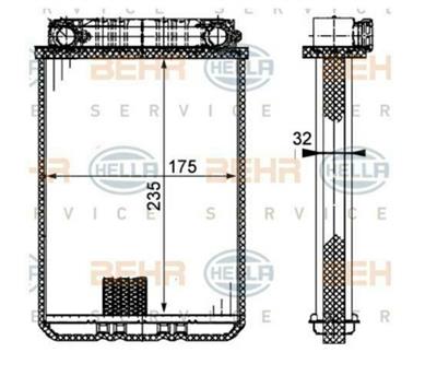 RAD RISCALD MB C-CL. (W203)