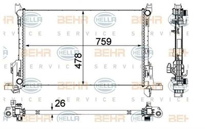 RADIATORE RENAULT TRAFIC 13-