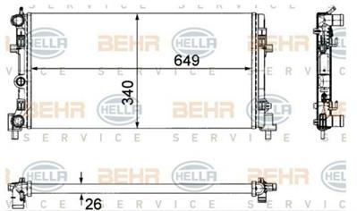 RADIATORE SEAT IBIZA/ VW POLO