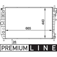 RADIATORE DEL REFRIGERANTE  JAGUAR XK8 4.0 V8