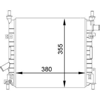 RADIATORE DEL REFRIGERANTE  FORD KA 1.3 -AC