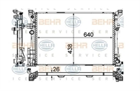 RADIATORE MERCEDES BENZA-/B-CLASS