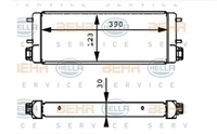 RADIATORE OLIO MB S-CL.(W140)