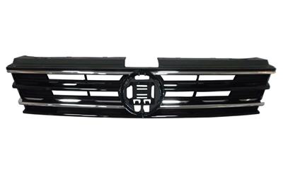GRIGLIA NERA LUCIDA C/2 PROFILI CROMATI VW TIGUAN  01/16>