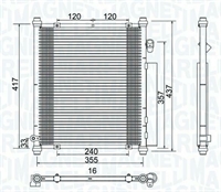 CONDENSATORE HONDA HONDA JAZZ II 1.2-1.4