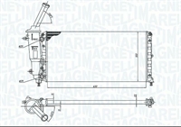 RADIATORE LANCIA Y (840) 1.2 (840AA, 840