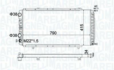 RADIATORE FIAT DUCATO (230)