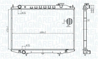 RADIATORE NISSAN NAVARA D22