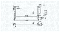 RADIATORE PEUGEOT 306  (7A, 7C, N3, N5) 1