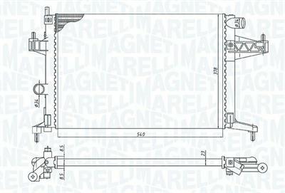 RADIATORE OPEL CORSA C (X01)