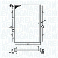 RADIATORE PEUGEOT 307 (3A/C) 2.0 HDI 110