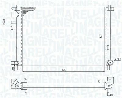 RADIATORE OPEL ASTRA