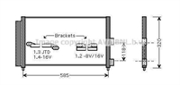 COND.FIAT PUNTO 13 16V SDI / IDEA 0
