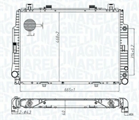 RADIATORE MERCEDES-BENZS-CLASS W140