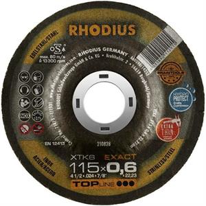 DISCO XTK6 RHODIUS MM 115*0.6 T/INOX
