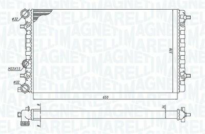 RADIATORE VW NEW BEETLE(9C1, 1C1) 2.0