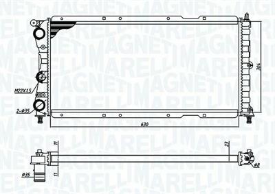 RAD FIAT PUNTO (93>99) 1.7 TD S/AC