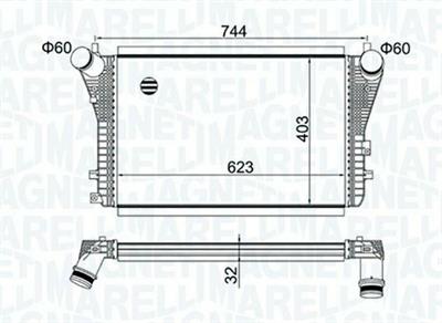 INTERCOOLER VW TIGUAN-GOLF VI