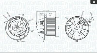 VENTOLA ABITACOLO SENSOROTAZ ORARIO AUDI A3 -SEAT-SKODA-VW-